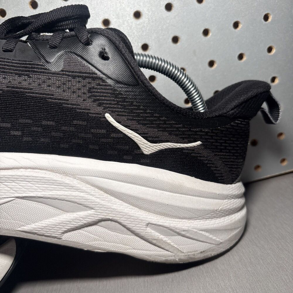 Hoka One One Skyflow Shoes Mens Sz 12 Black White Running Walking Athletic Gym - Picture 11 of 14
